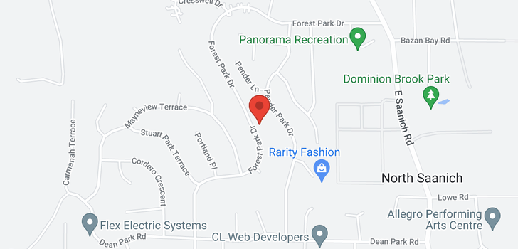 map of 8823 Forest Park Dr